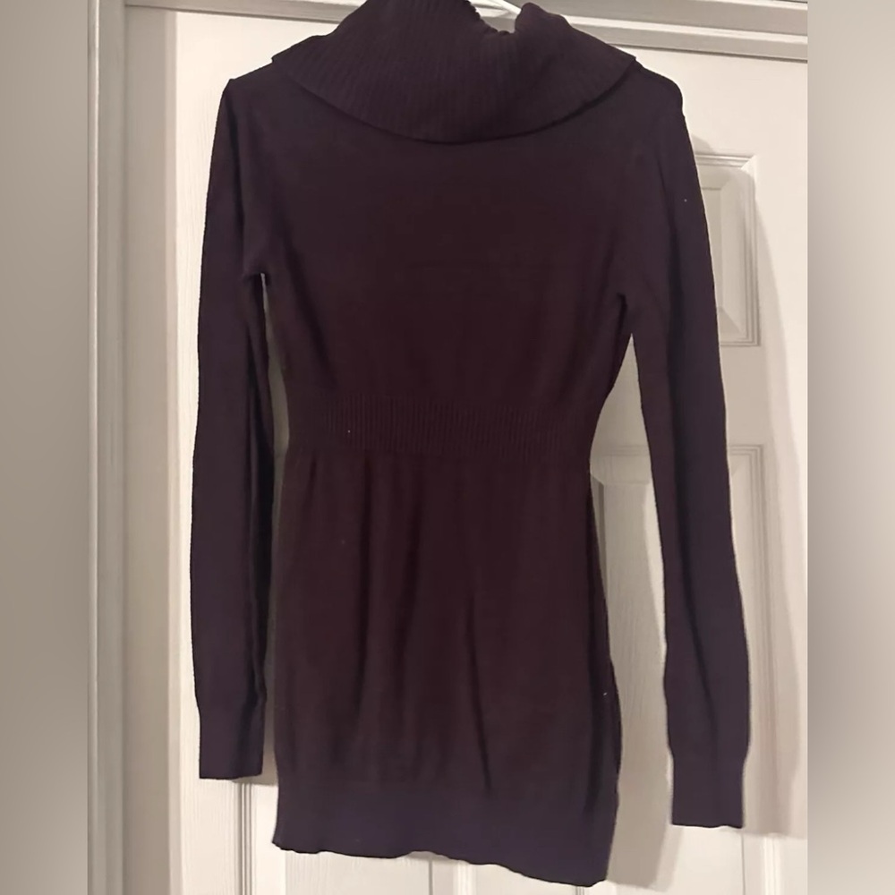 Liz Lange Maternity For Target Purple Long Sleeve Cowl Neck Sweater Top Size S